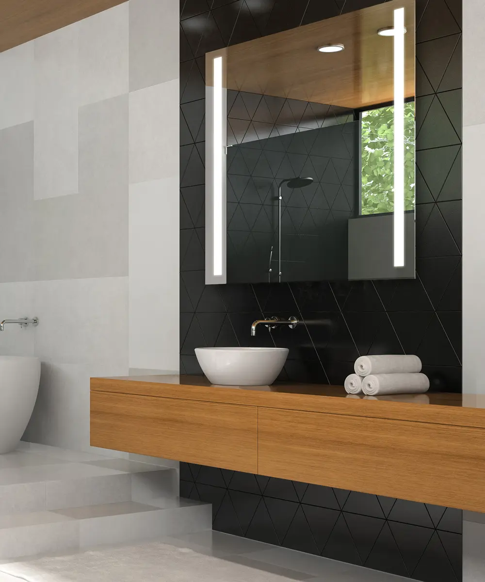 Fusion LED Lighted Mirror