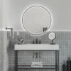 Brilliance LED Lighted Mirror Matte Black